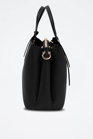 Borsa a mano in pelle - Nero