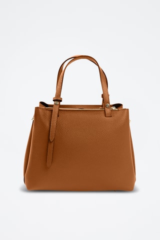 Borsa a mano in pelle - Marrone