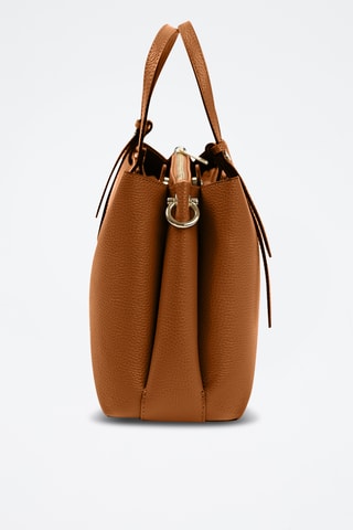 Borsa a mano in pelle - Marrone