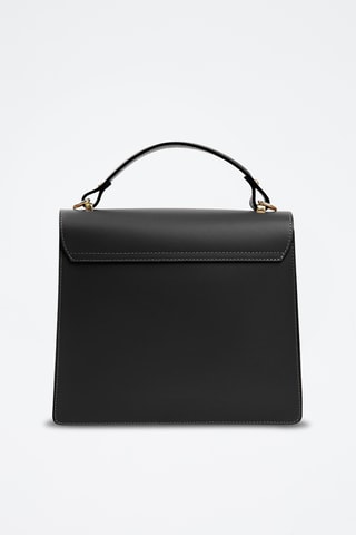 Borsa a mano in pelle - Nero
