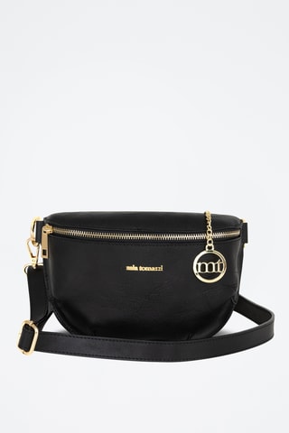 Sac banane en cuir Eginardo - Noir
