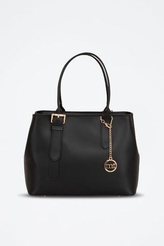 Borsa a mano in pelle Camerino - Nero