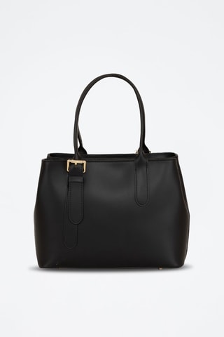 Borsa a mano in pelle Camerino - Nero