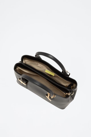 Borsa a mano in pelle Camerino - Nero