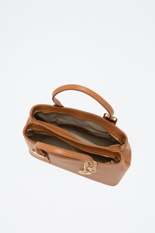 Borsa a mano in pelle Camerino - Marrone