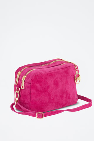 Sac bandoulière en nubuck Vittadini - Rose