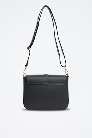 Sac bandoulière en cuir Follone - Noir