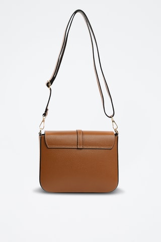 Sac bandoulière en cuir Follone - Marron
