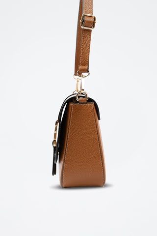 Sac bandoulière en cuir Follone - Marron