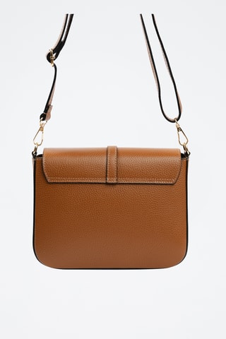 Sac bandoulière en cuir Follone - Marron
