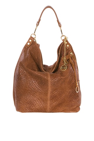 Shopping bag in pelle Niguarda - Marrone