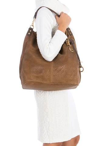 Shopping bag in pelle Niguarda - Marrone