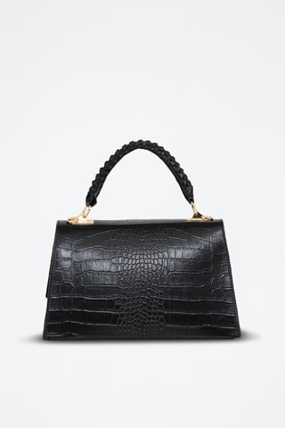 Borsa a mano in pelle Giacomo - Nero
