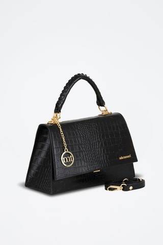Borsa a mano in pelle Giacomo - Nero