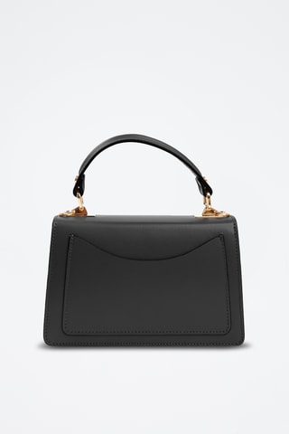 Borsa a mano in pelle - Nero