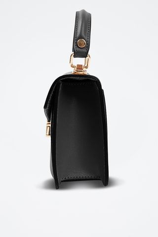 Borsa a mano in pelle - Nero