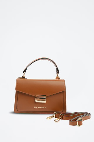 Borsa a mano in pelle - Marrone