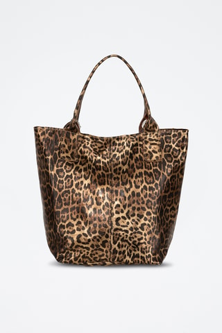 Shopping bag in pelle Barozzi - Marrone