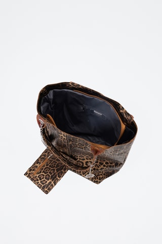 Shopping bag in pelle Barozzi - Marrone