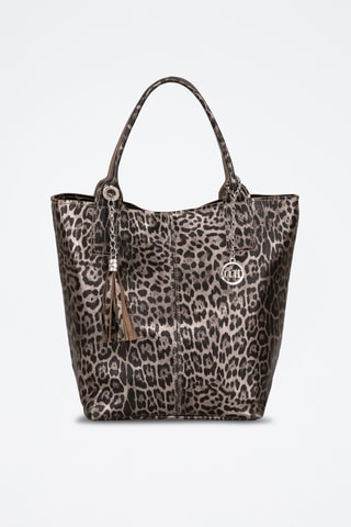 Shopping bag in pelle Barozzi - Marrone