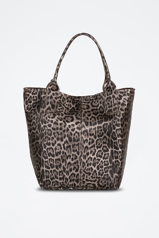 Shopping bag in pelle Barozzi - Marrone