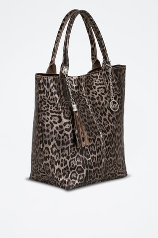 Shopping bag in pelle Barozzi - Marrone