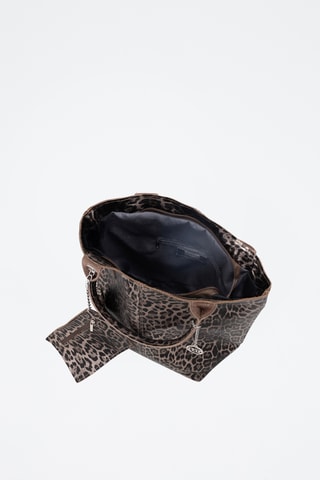 Shopping bag in pelle Barozzi - Marrone