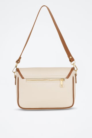 Sac bandoulière en cuir Madruzzo - Beige