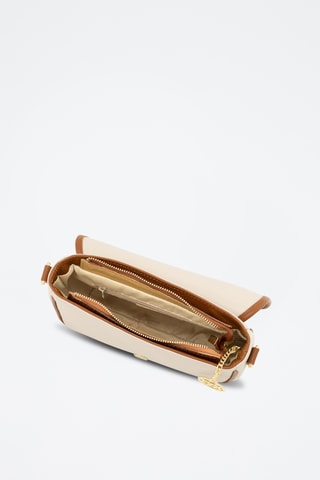 Sac bandoulière en cuir Madruzzo - Beige