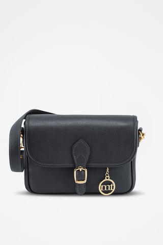 Sac bandoulière en cuir Madruzzo - Noir