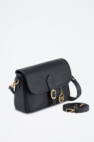 Sac bandoulière en cuir Madruzzo - Noir