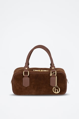 Borsa a mano in pelle Sardagna - Marrone
