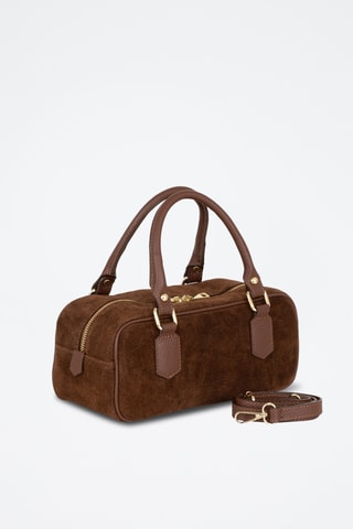 Borsa a mano in pelle Sardagna - Marrone