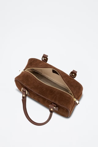 Borsa a mano in pelle Sardagna - Marrone