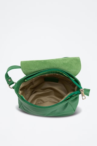 Sac bandoulière en cuir Mella - Vert