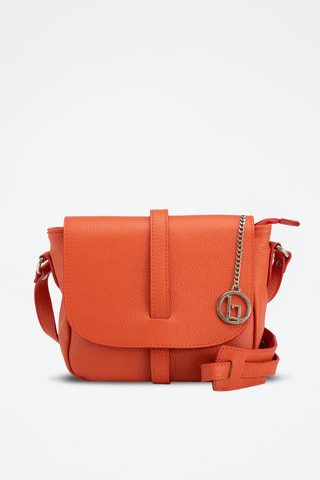 Sac bandoulière en cuir Mella - Orange