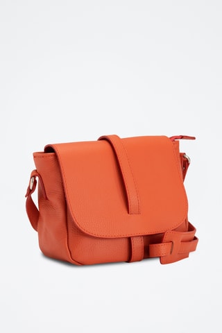 Sac bandoulière en cuir Mella - Orange