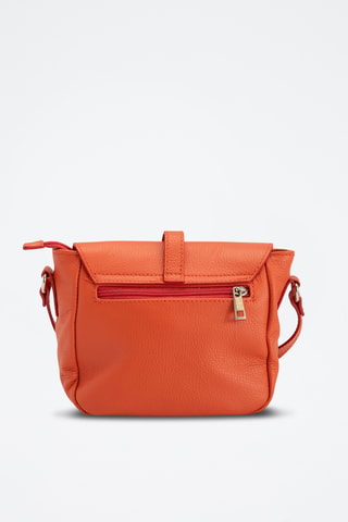 Sac bandoulière en cuir Mella - Orange