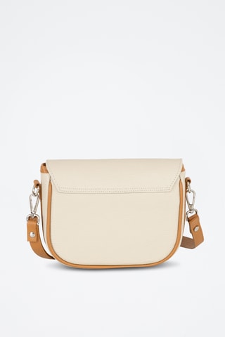 Sac bandoulière en cuir Neva - Beige