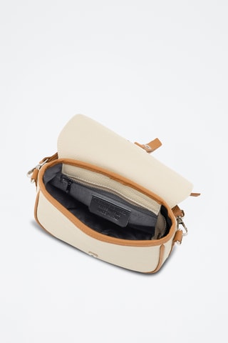 Sac bandoulière en cuir Neva - Beige