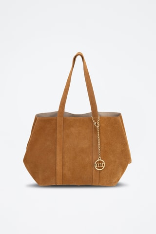 Shopping bag in pelle Belisario - Marrone
