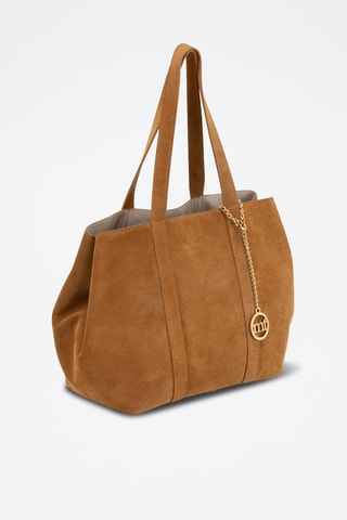 Shopping bag in pelle Belisario - Marrone
