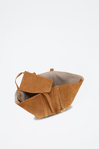 Shopping bag in pelle Belisario - Marrone