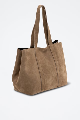 Shopping bag in pelle Belisario - Taupe