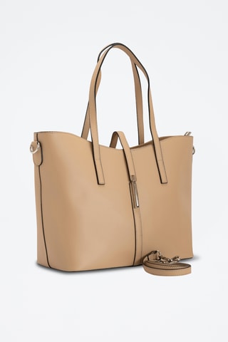 Borsa a mano in pelle Parma - Beige