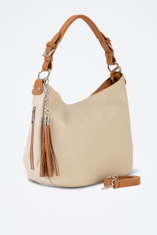 Borsa a mano in pelle Garga - Beige