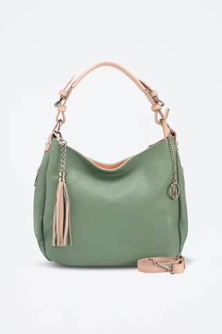 Borsa a mano in pelle Garga - Verde