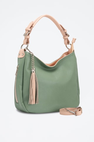 Borsa a mano in pelle Garga - Verde