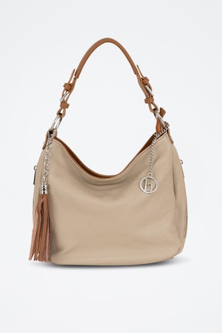 Borsa a mano in pelle Garga - Taupe