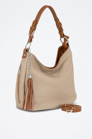 Borsa a mano in pelle Garga - Taupe